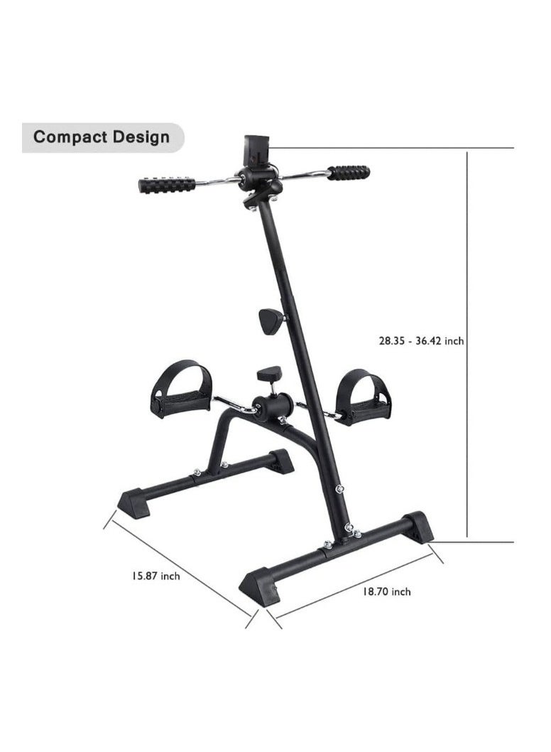 RION Pedal Exerciser Bike for Seniors Portable Cycle Machine for Arms and Legs Knee with LCD Monitor Counter Physical Peddler Exercise Equipment Upper and Lower Limb Trainer for Great Gift Elderly Home Gym - Image 1